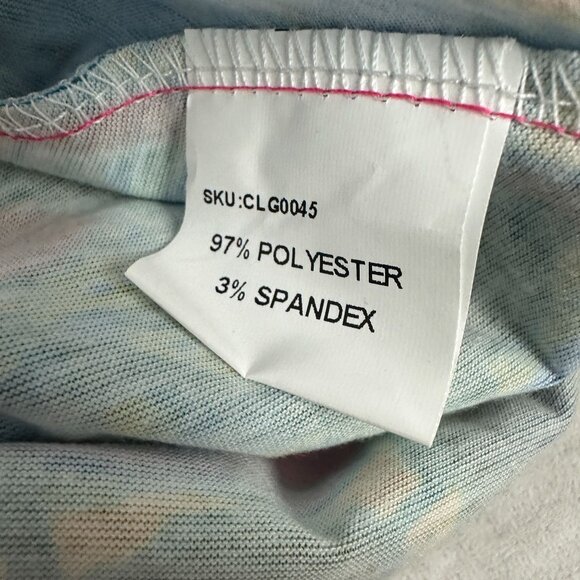 Colorful Abstract Womens Dress With Hood & Zipper By ChicMe Size 2XL - Picture 4 of 5